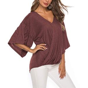 Bell Sleeve Slouchy Top